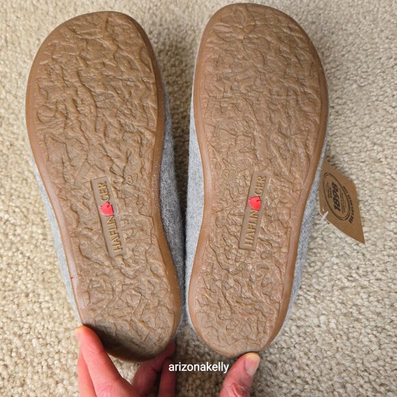 NIB Haflinger Wool Slippers Bumblebees Bees Api Size 37 - Picture 6 of 10